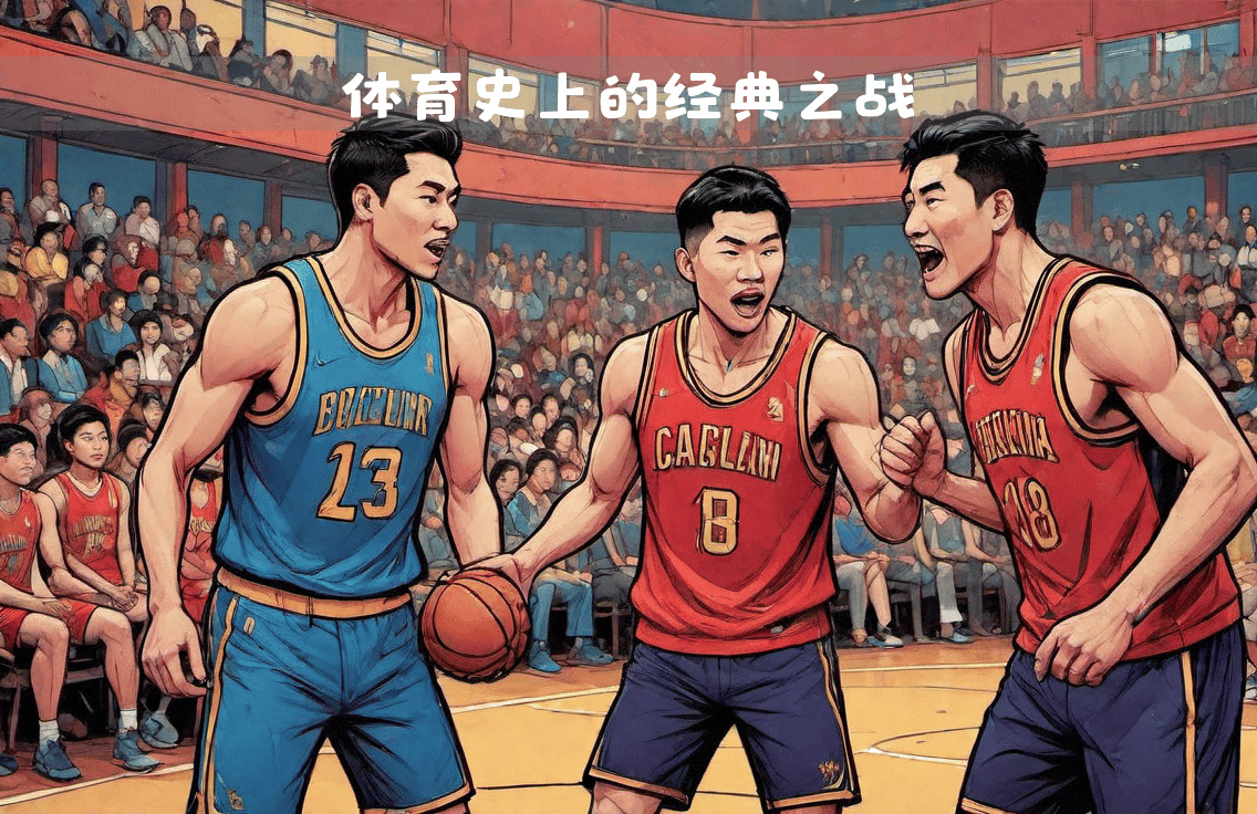 包含经典对决！球场上两支强队激烈拼抢的词条