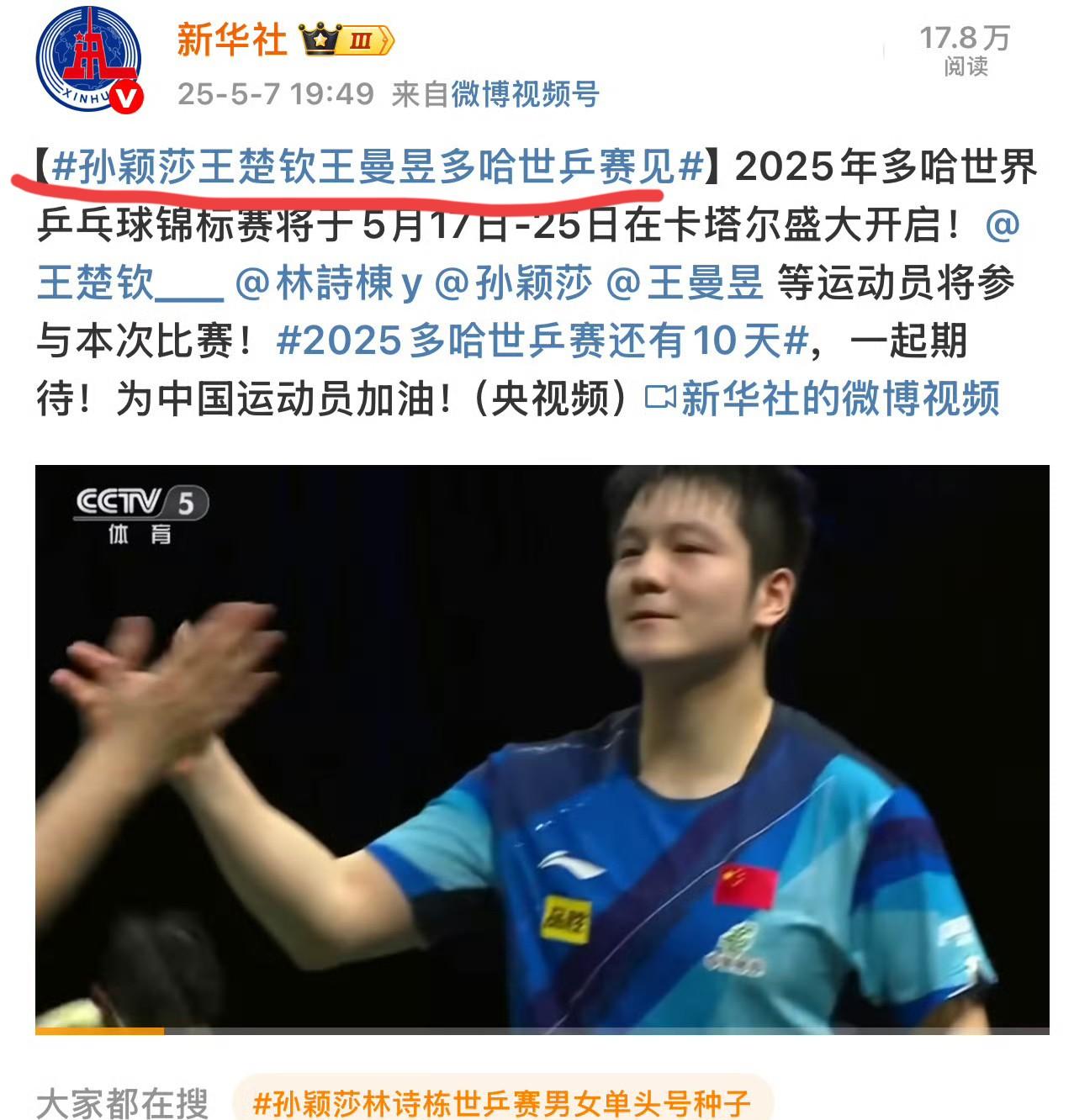 国际乒联男子及女子世界杯落幕，林诗栋摘银，孙颖莎卫冕的简单介绍